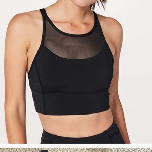 Lululemon long line high neck sports bra